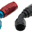 Load image into Gallery viewer, Fragola -4AN x 45 Degree Pro-Flow Hose End - Black