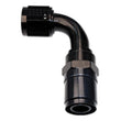 Load image into Gallery viewer, Fragola -6AN Race-Rite Crimp-On Hose End 90 Degree - Side View