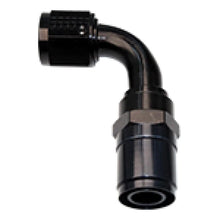 Load image into Gallery viewer, Fragola -6AN Race-Rite Crimp-On Hose End 90 Degree - Side View