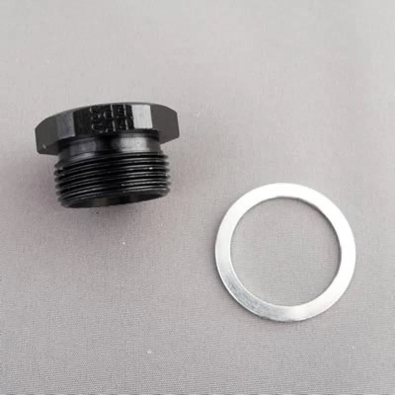 Fragola 7/8-20 Inlet Plug - Blank - Black