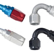 Load image into Gallery viewer, Fragola -8AN x 120 Degree Power Flow Hose End - Black