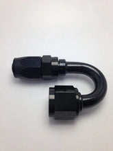 Load image into Gallery viewer, Fragola -8AN x 180 Degree Pro-Flow Hose End - Black - Main Product View