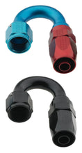 Load image into Gallery viewer, Fragola -8AN x 180 Degree Pro-Flow Hose End - Black - Side View