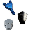 Load image into Gallery viewer, Fragola Y-Fitting -16AN Male Inlet x -12AN Male Outlets Black