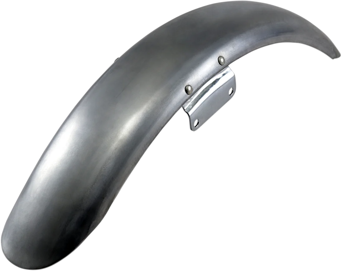 Front Fender - Raw - Steel DragSpecialties 090341-PB-LB2 - Side View