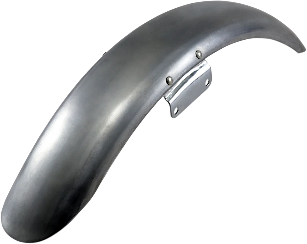 Front Fender - Raw - Steel DragSpecialties 090341-PB-LB2 - Side View