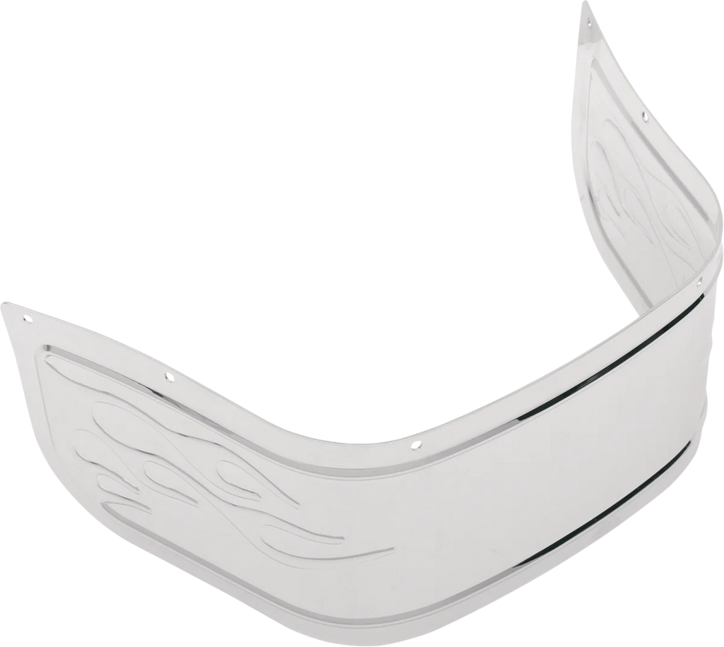 Front Fender Skirt - Chrome DragSpecialties 77978 - Side View