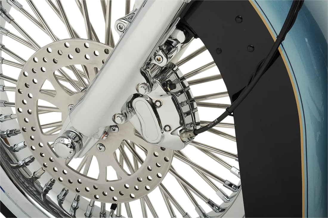 Front Left Caliper - '00-'07 DragSpecialties RPLS44046-00CP - Side View
