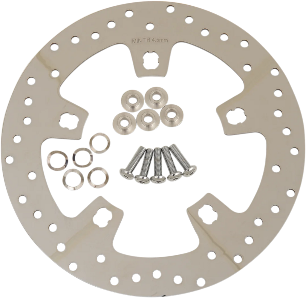 Front Rotor - 11.5" - Polished DragSpecialties B06-0206ASP - Main Product View