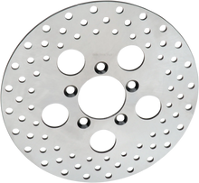Load image into Gallery viewer, Front Rotor - Stainless Steel - 10" DragSpecialties 06-0175AS - Side View