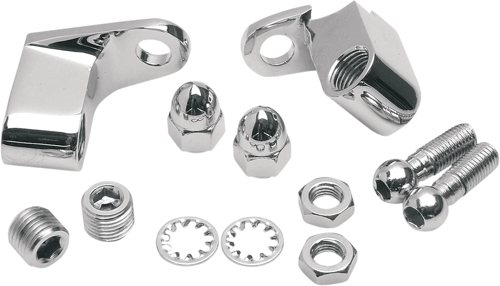Front Signal Mounts - Big Twin DragSpecialties 20-0390 - Main Product View