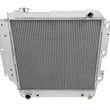 Load image into Gallery viewer, Frostbite 3-Row fits 1987-2006 Jeep Wrangler / 1996 Jeep Cherokee / 1986 Jeep CJ7 L4/L6 (2.4L/2.5L/4.0L) - Side View