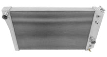 Load image into Gallery viewer, Frostbite Aluminum Radiator 2-Row fits 1984-1990 Chevrolet Corvette (all engines) - Check Fitment Details - Side View