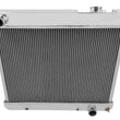 Load image into Gallery viewer, Frostbite Aluminum Radiator- 3 Row fits 1961-1966 Chevrolet / Oldsmobile / Pontiac - Check Fitment Details - Side View