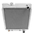 Load image into Gallery viewer, Frostbite Aluminum Radiator- 3 Row fits 1962-1966 Ford Falcon / Ford Mustang / Ford Ranchero / Mercury Comet - Side View