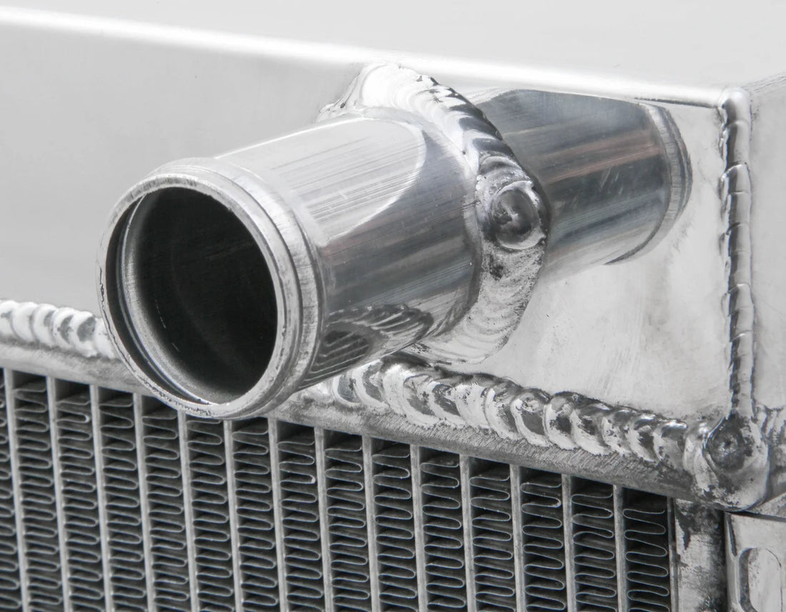 Frostbite Aluminum Radiator- 3 Row fits 1963-1973 Ford / Mercury - Check Fitment Details - Installation View