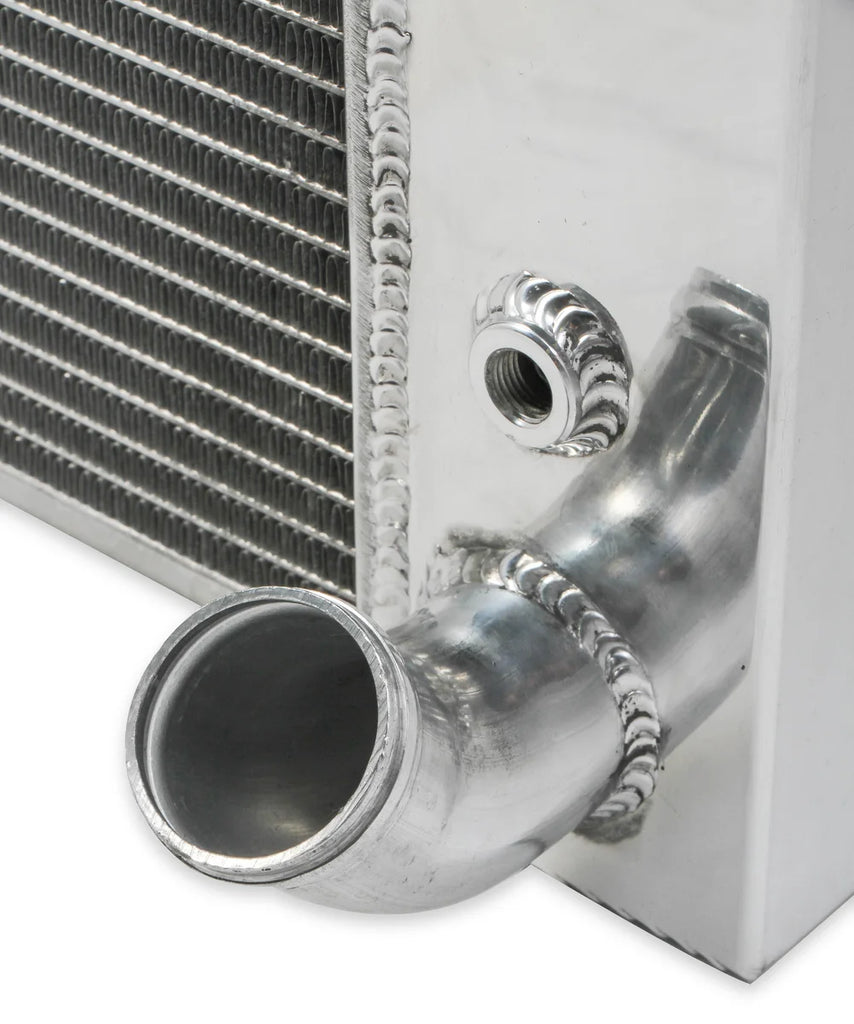 Frostbite Aluminum Radiator- 3 Row fits 1967-1973 Chevrolet / GMC - Check Fitment Details - Side View