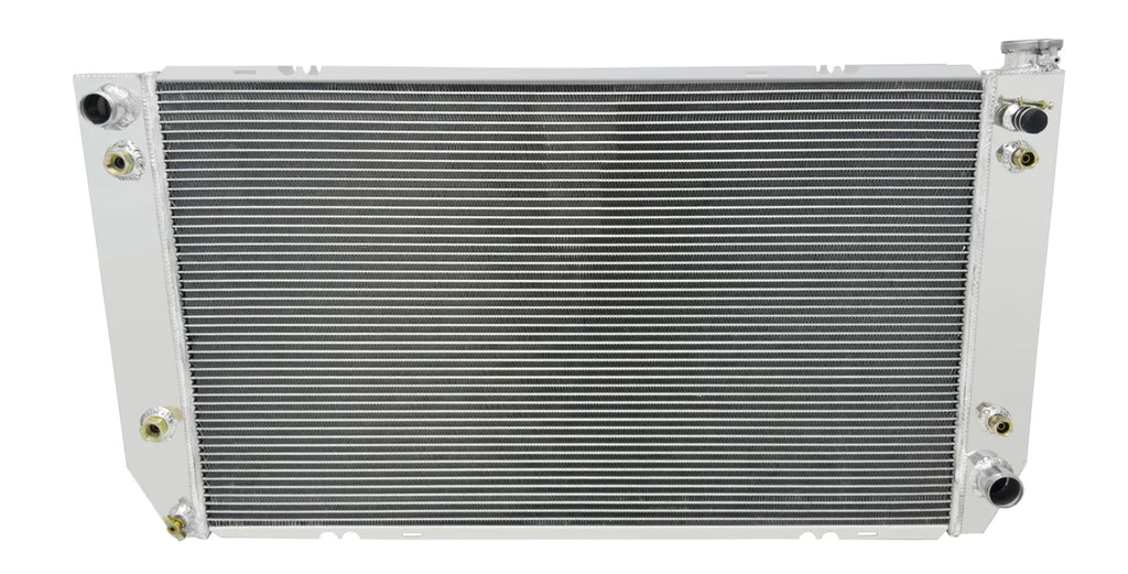 Frostbite Aluminum Radiator- 3 Row fits 1994-2000 Chevrolet / GMC - Check Fitment Details - Side View