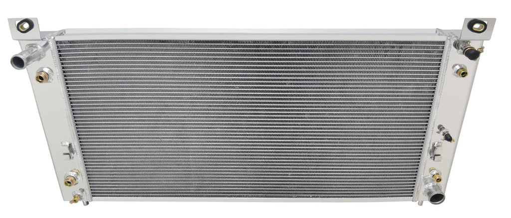 Frostbite Aluminum Radiator- 3 Row fits 1999-2011 Cadillac / Chevrolet / GMC - Check Fitment Details - Side View