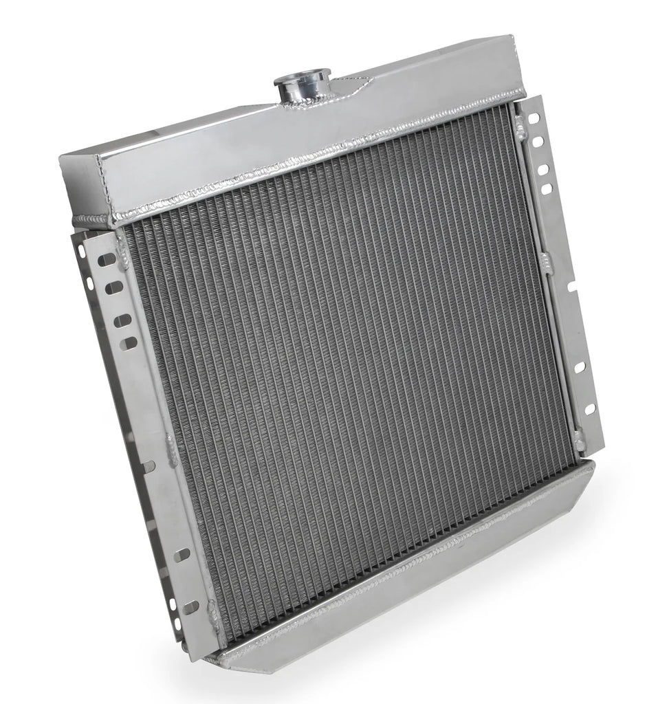 Frostbite Aluminum Radiator- 4 Row fits 1963-1973 Ford / Mercury - Check Fitment Details - Side View