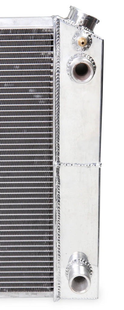 Frostbite Aluminum Radiator, w/ GM LS/LT Swap- 3 Row fits 1970-1988 Buick / Chevrolet / GMC - Side View