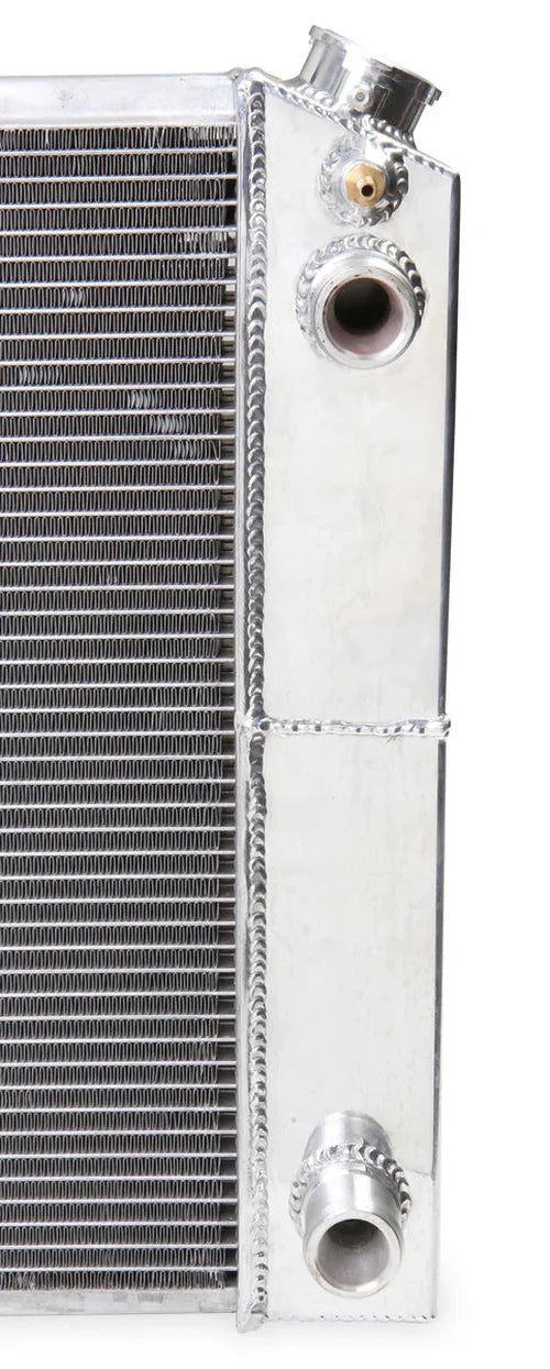Frostbite Aluminum Radiator, w/ GM LS/LT Swap- 3 Row fits 1970-1988 Buick / Chevrolet / GMC - Side View