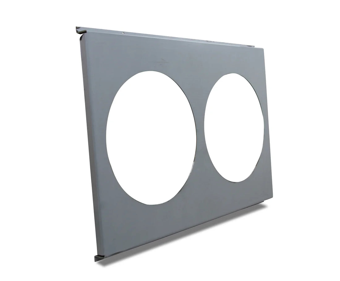 Frostbite "Direct Fit" Aluminum Fan Shroud fits 1965-1988 Buick / Cadillac / Chevrolet and more - Side View