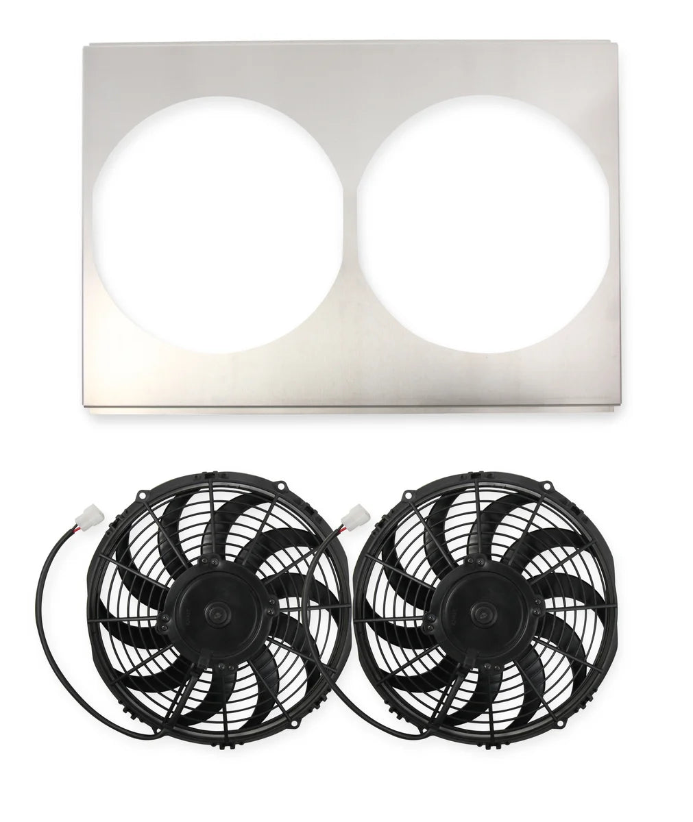 Frostbite High Performance Fan/Shroud Package fits 1967-1973 Chevrolet / GMC - Check Fitment Details - Side View