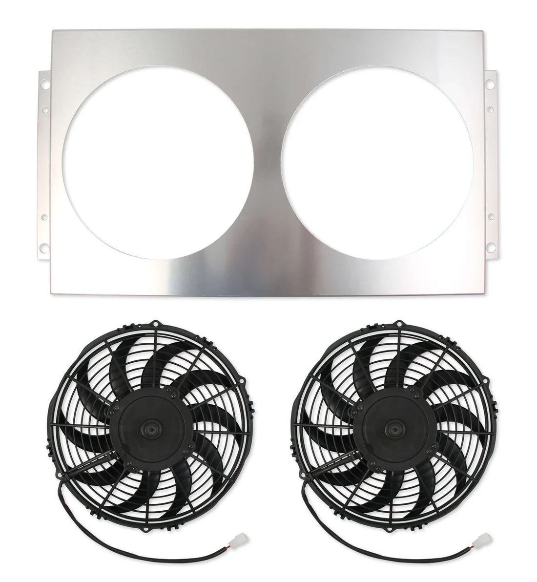 Frostbite High Performance Fan/Shroud Package fits 1968-1974 1982-1992 Chevrolet / Dodge / Plymouth - Side View