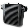 Load image into Gallery viewer, Frostbite Universal fit 11" X 12" X 3" core with 2.5" inlet/outlet - black - Back View