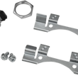 Load image into Gallery viewer, Fuel Door Latch Kit - Push-Button - Chrome DragSpecialties 77388 - Main Product View
