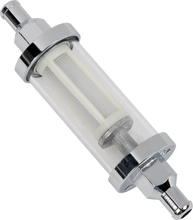Load image into Gallery viewer, Fuel Filter - Clear - Mini - 1/4&quot; DragSpecialties 03-0051-BC145 - Side View