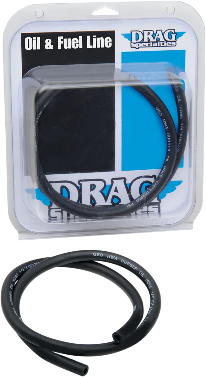 Fuel/Oil Line - 1/4" - 3' DragSpecialties DFH-0143 - Side View