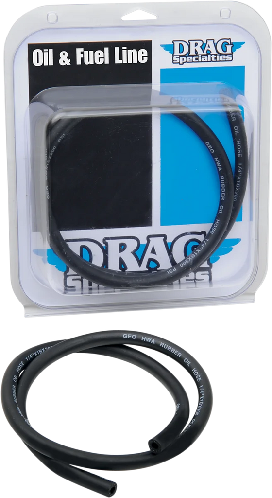 Fuel/Oil Line - 1/4" - 3' DragSpecialties DFH-0143 - Side View