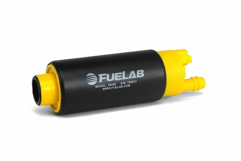 Fuelab 494 High Output In-Tank Electric Fuel Pump - 340 LPH Center Out - Side View