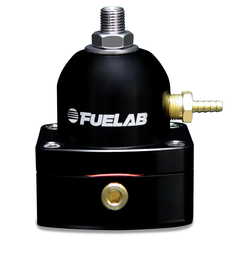 Fuelab 515 EFI Adjustable FPR 25-90 PSI (2) -6AN In (1) -6AN Return - Black - Main Product View