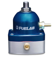 Load image into Gallery viewer, Fuelab 515 EFI Adjustable FPR 25-90 PSI (2) -6AN In (1) -6AN Return - Blue - Main Product View