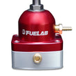 Load image into Gallery viewer, Fuelab 515 EFI Adjustable FPR 25-90 PSI (2) -6AN In (1) -6AN Return - Red - Main Product View