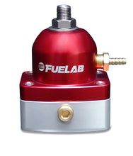 Load image into Gallery viewer, Fuelab 515 EFI Adjustable FPR 25-90 PSI (2) -6AN In (1) -6AN Return - Red - Main Product View