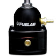Load image into Gallery viewer, Fuelab 515 EFI Adjustable FPR Large Seat 25-90 PSI (2) -10AN In (1) -6AN Return - Black - Main Product View