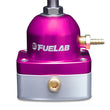 Load image into Gallery viewer, Fuelab 535 EFI Adjustable Mini FPR 25-90 PSI (2) -6AN In (1) -6AN Return - Purple - Main Product View