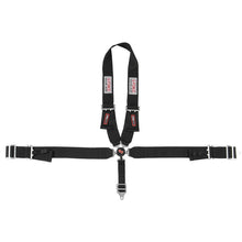 Load image into Gallery viewer, G-FORCE Racing Gear 5pt Harness Camlock Black U Shoulder Pull-Dn