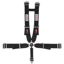 Load image into Gallery viewer, G-FORCE Racing Gear 5pt Harness Set Black Camlock Pull-Down Lap