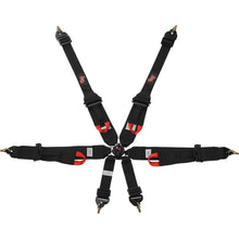 Load image into Gallery viewer, G-FORCE Racing Gear 6pt Harness Camlock HNR Indiv P/U Black  FIA