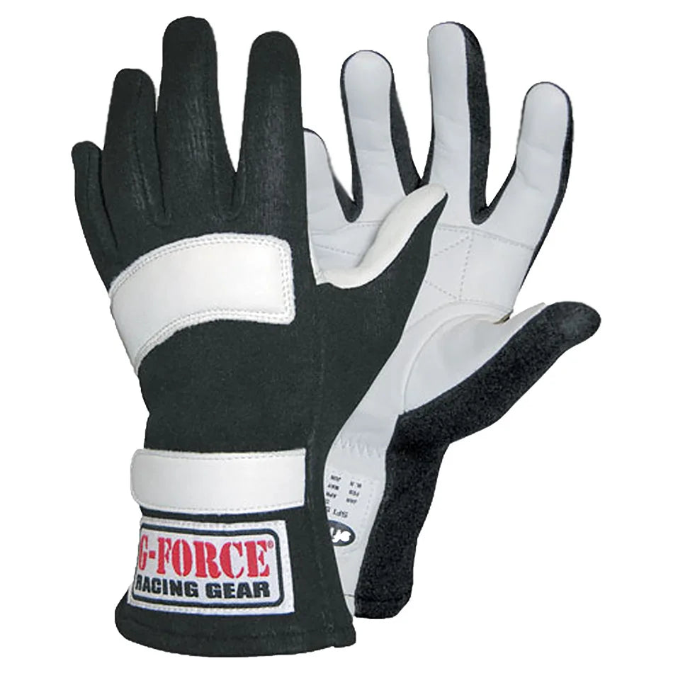 G-FORCE Racing Gear G5 Racing Gloves Large Black