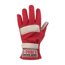 Load image into Gallery viewer, G-FORCE Racing Gear G5 Racing Gloves X-Small Red