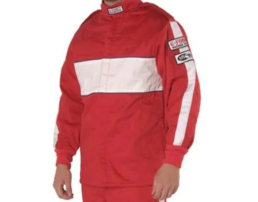 G-FORCE Racing Gear GF505 Jacket Only Large Red 4385LRGRD