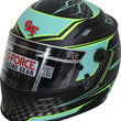 Load image into Gallery viewer, G-FORCE Racing Gear HELMET REVO GRAPHICS SML TEAL SA2020