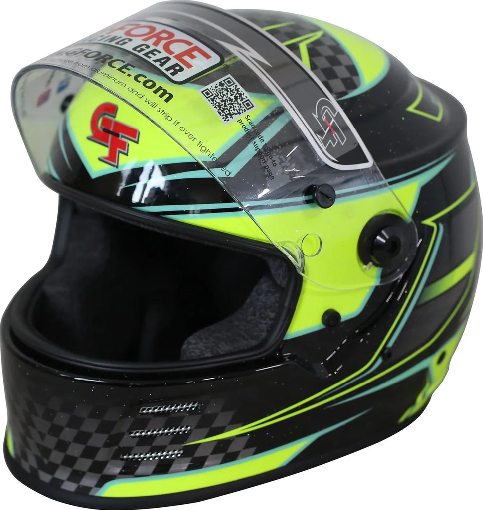 G-FORCE Racing Gear HELMET REVO GRAPHICS XSM YELLOW SA2020