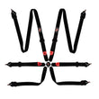 Load image into Gallery viewer, G-FORCE Racing Gear Harness 6-pt Black 2in Indivd. Shlder P/U Lap